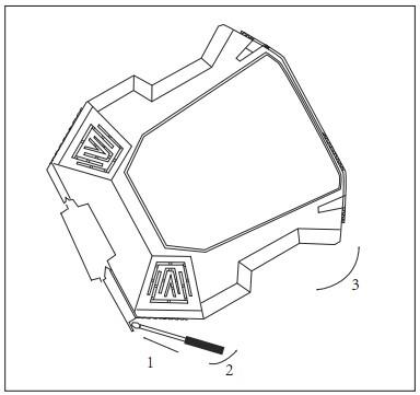 信號隔離器拆卸圖 信號隔離器拆卸圖