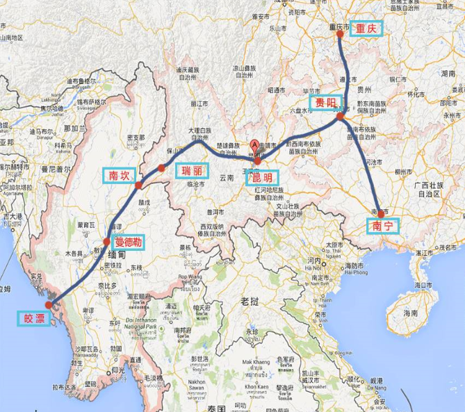中緬油氣管線線路圖-http://www.yigongchang99.com/news/1315.html