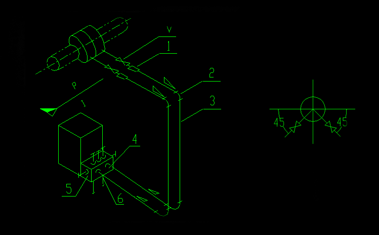 孔板測量液體時的安裝示意圖 孔板測量液體時的安裝示意圖