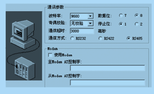 組態王通訊參數配置圖 組態王通訊參數配置圖
