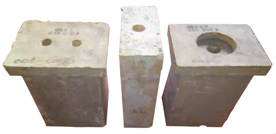 玻璃窯爐爐頂熱電偶的專(zhuān)用磚