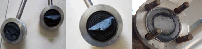 更換前雙法蘭差壓變送器測量膜片腐蝕圖示 更換前雙法蘭差壓變送器測量膜片腐蝕圖示