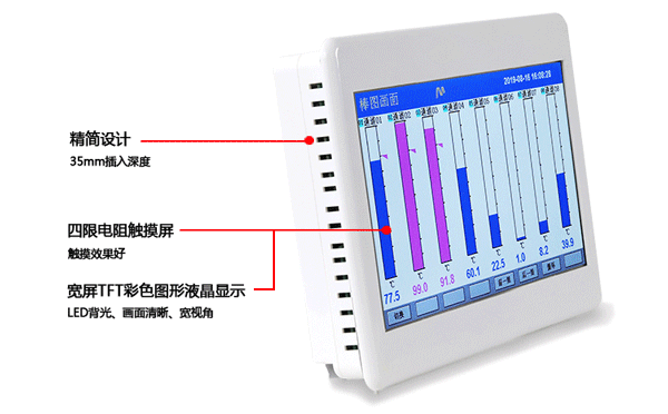超薄觸摸無紙記錄儀