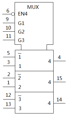 CD4053邏輯符號(hào) CD4053邏輯符號(hào)