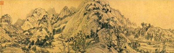 黃公望的《富春山居圖》局部 黃公望的《富春山居圖》局部